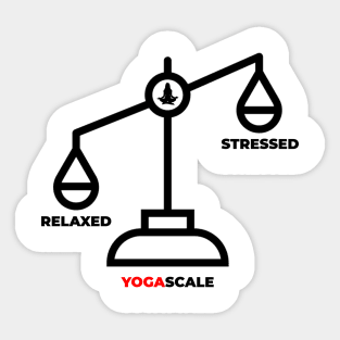 Yoga Scale Sticker